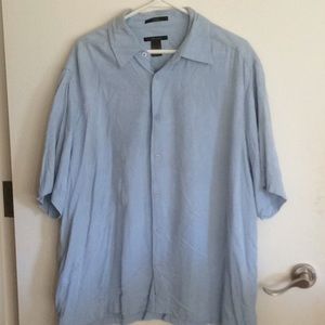 Men’s XL silk shirt- Clairborne brand